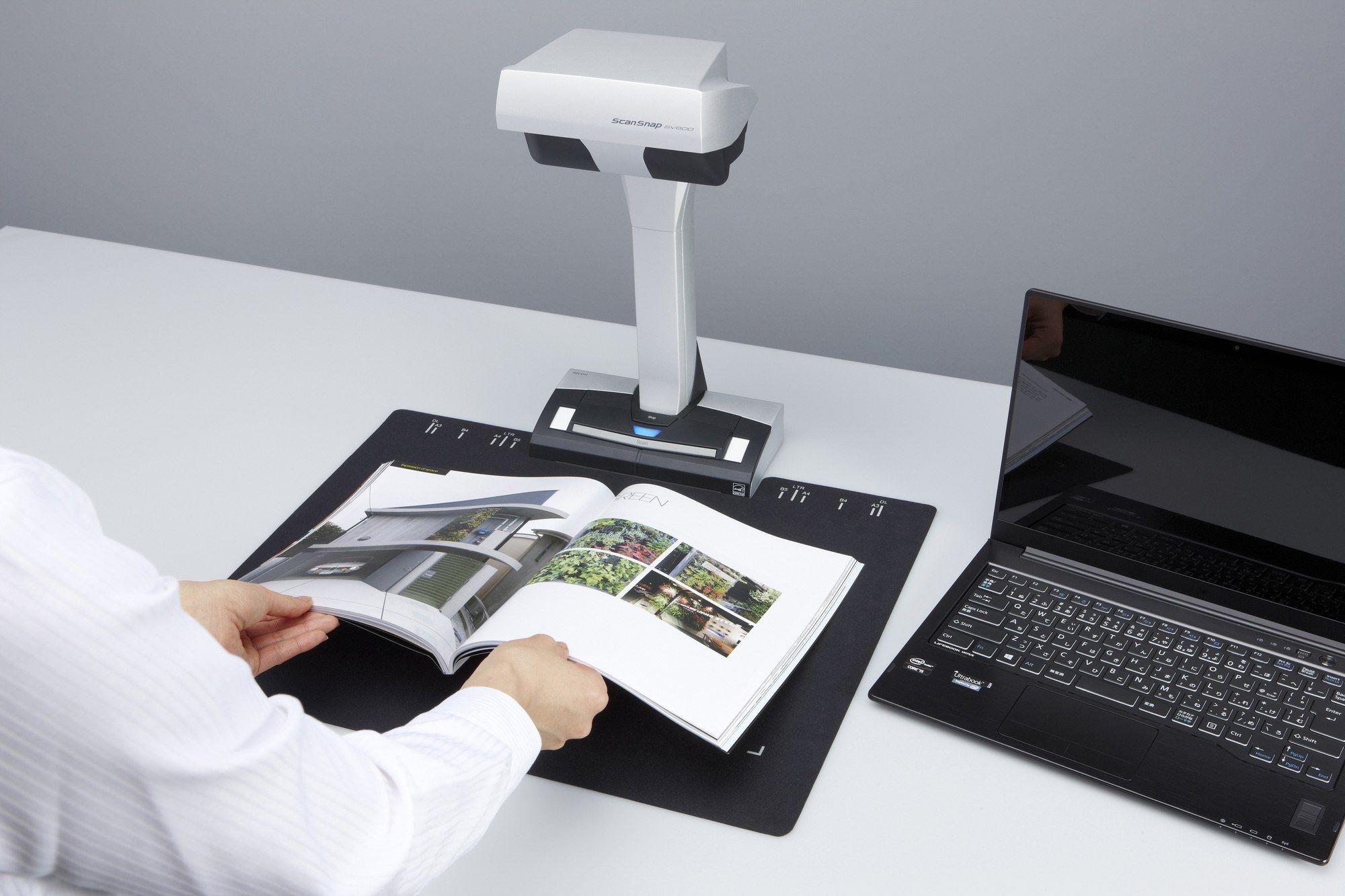 Scanner Suspenso RICOH ScanSnap SV600 (USB 1.1, USB 2.0 - Preto e Branco) — miniatura 5