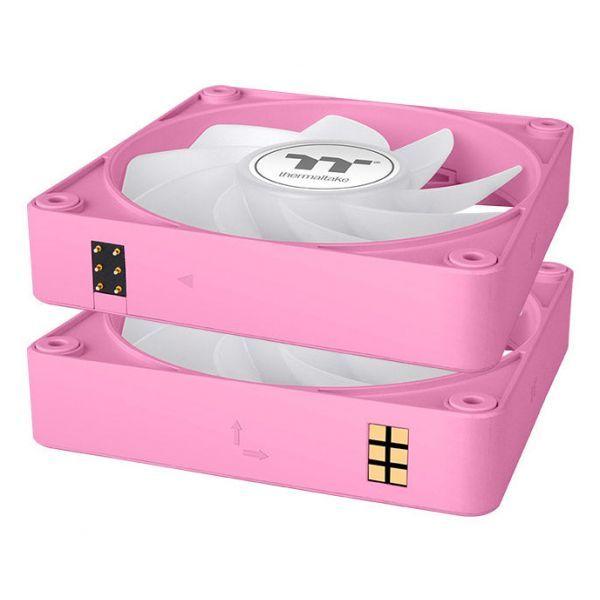 Conjunto de Ventoinhas para Caixa PC THERMALTAKE CT140 EX Reverse Fan (Multicolor - Rosa), miniatura 2