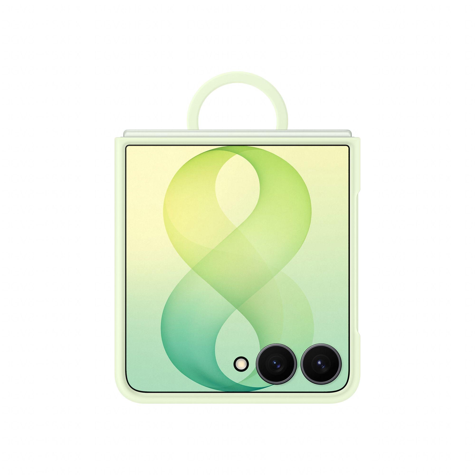 Capa SAMSUNG Galaxy Z Flip8 Silicone Ring Magnet Case (6,9" - Silicone - Verde menta) — miniatura 2