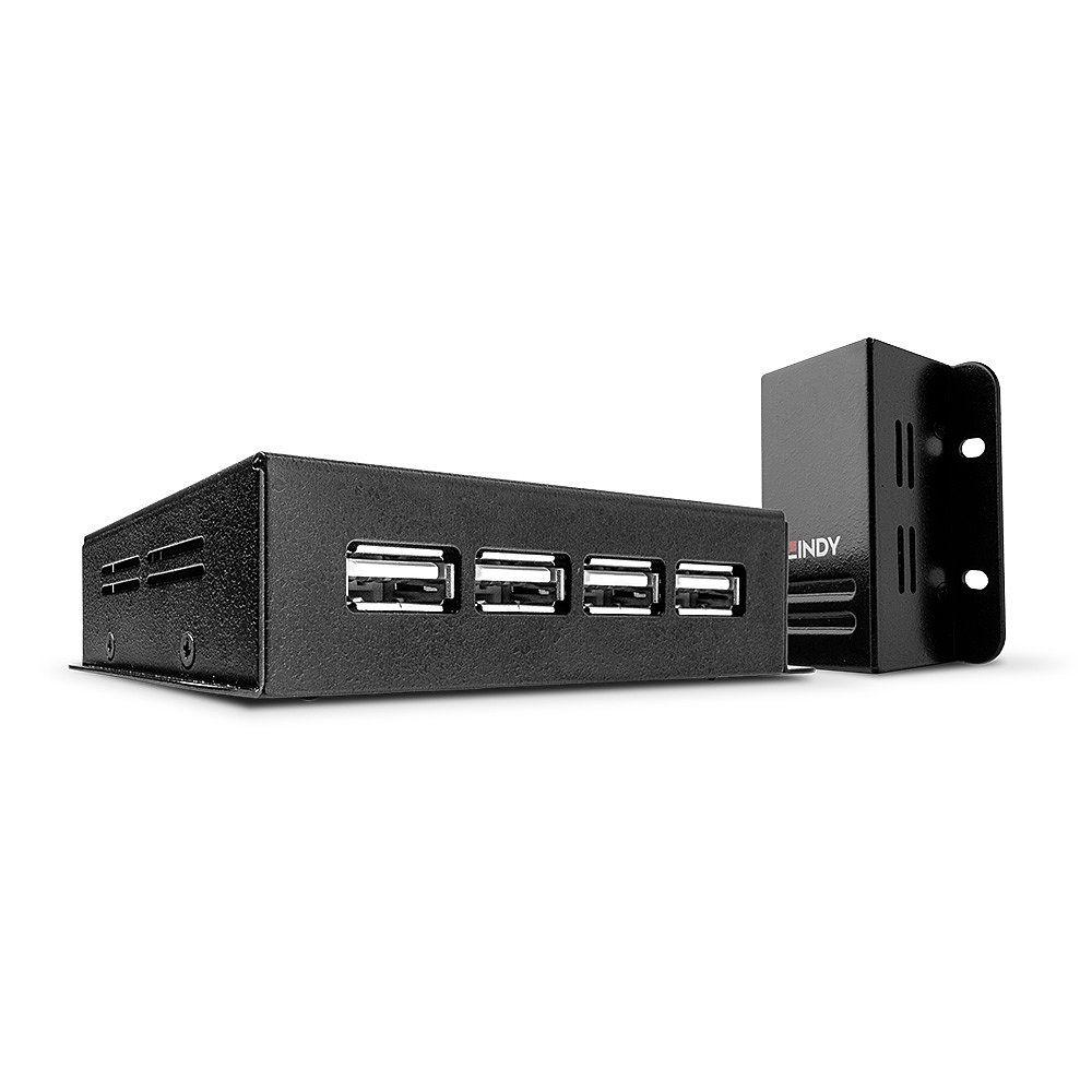 Extensor de Rede USB LINDY 42681 (480 Mbit/s - Preto)