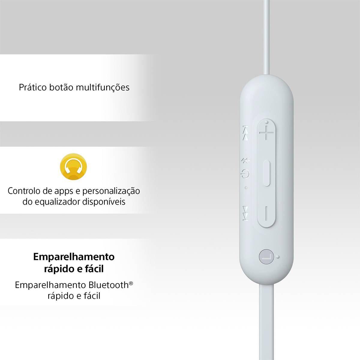 Auscultadores SONY WI-C100 (Binaural - Sem fios - Intra-aural - Branco), miniatura 5