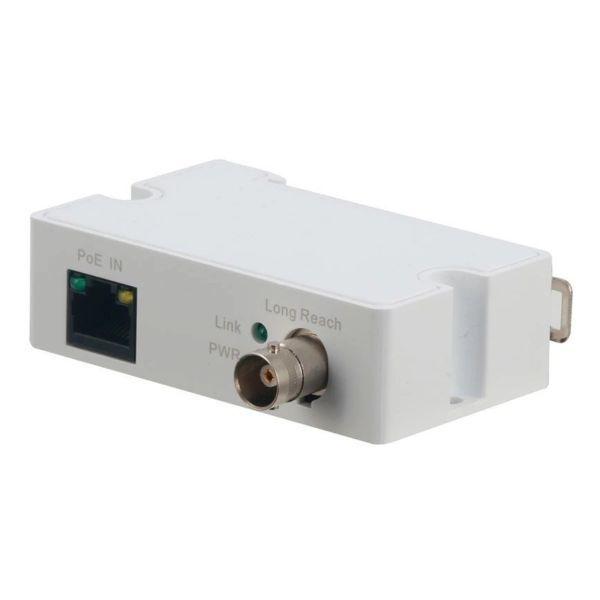 Extensor de Rede PoE sobre Coaxial DAHUA LR1002-1EC-V3 (10/100Base-T - 10,100 Mbit/s - Cinzento) — miniatura 2