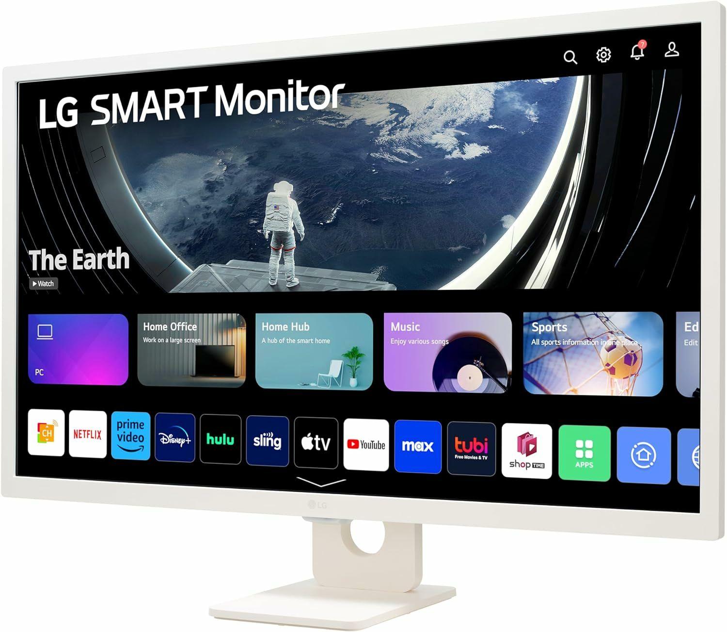 Monitor LG 32SR50F-W (31,5" - IPS - 60 Hz - Branco) — miniatura 2