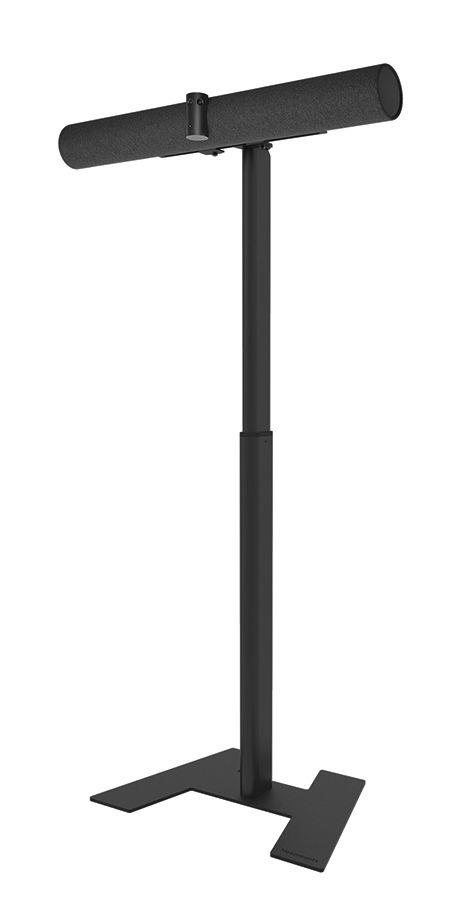 Suporte de Chão para Videobar NEOMOUNTS AV80-500BL (200 x 200 mm a 800 x 600 mm - 800 x 600 mm - 200 x 200 mm - Preto)