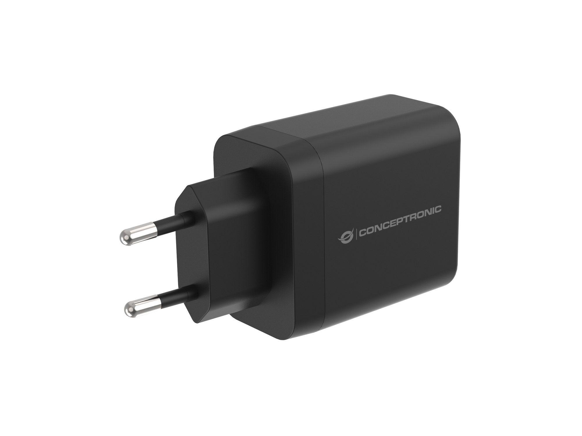 Carregador de Parede CONCEPTRONIC ALTHEA20B45 (45 W - Preto), miniatura 3