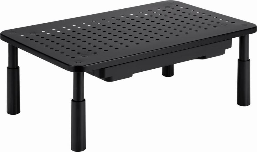 Suporte de Monitor GEMBIRD MS-TABLE-D-01 (20 kg - Preto)