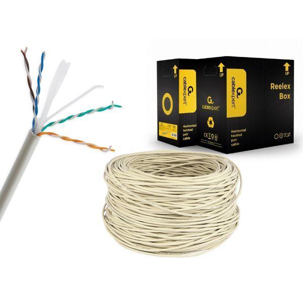 Bobine de Cabo de Rede GEMBIRD UPC-6004SE-SOL (305 m - Cat6 - RJ-45 - Cinzento), miniatura 2