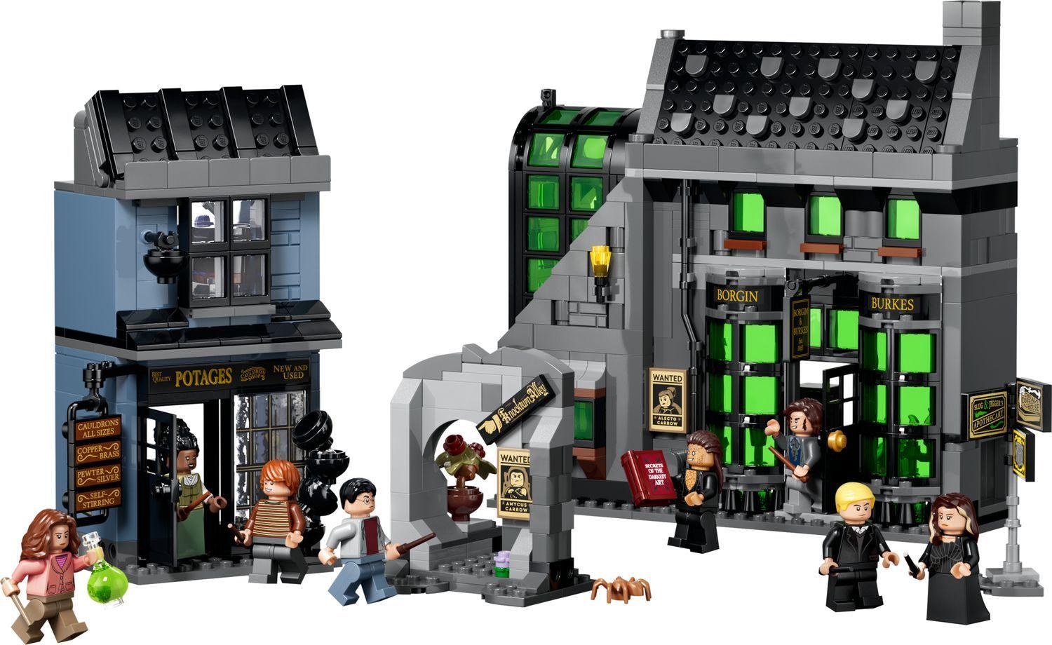 LEGO 76471 Harry Potter Lojas de Feitiçaria da Rua Bativolta (8+ anos - 788 peças)