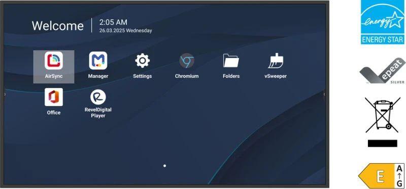 Ecrã de Sinalização Digital VIEWSONIC CDE4314-2C (TFT - 60 Hz - 3840 x 2160 pixels - Preto) — miniatura 8