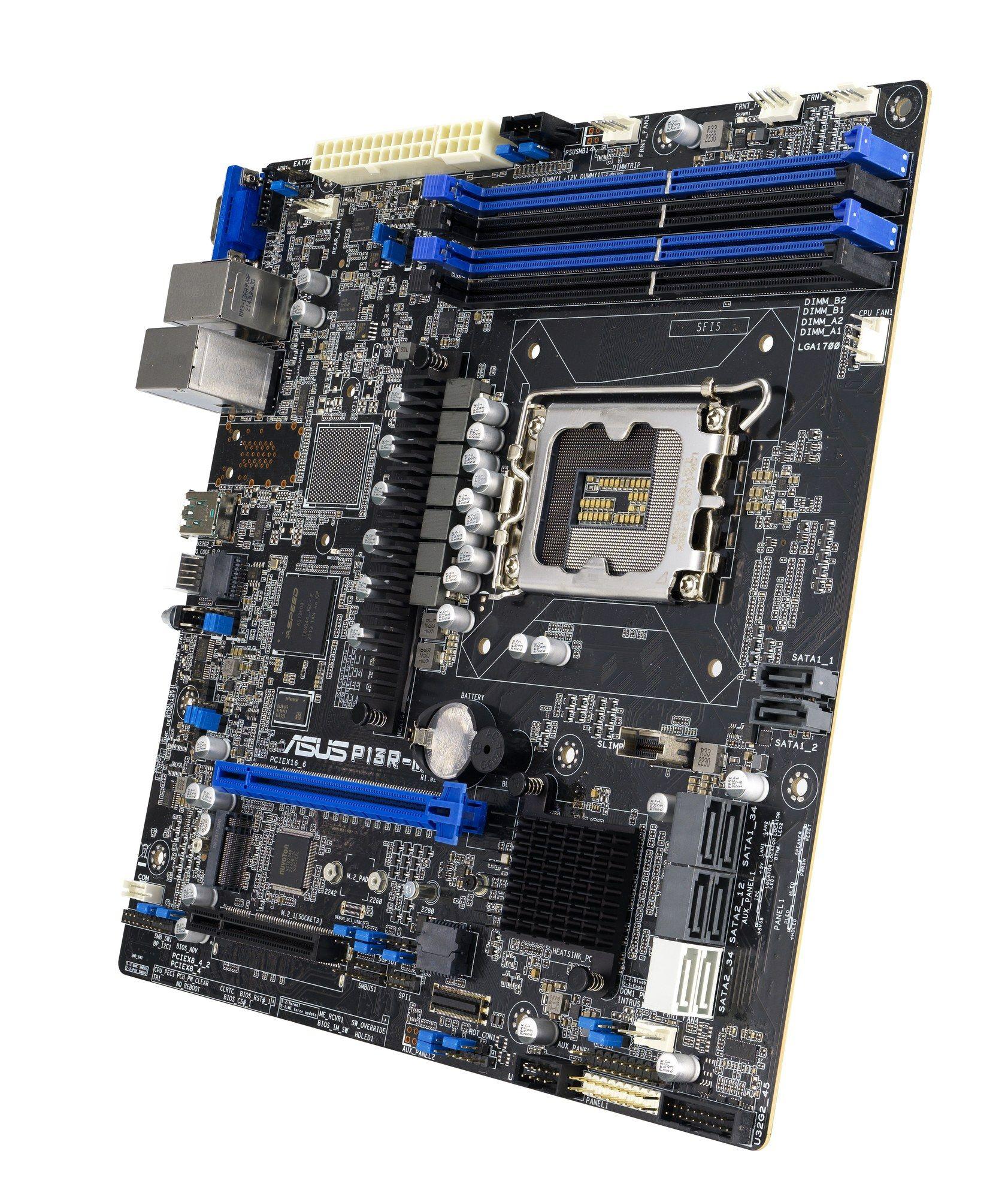 Motherboard Servidor ASUS P13R-M (LGA 1700 - Intel Pentium, Intel Xeon E - Micro ATX - Preto), miniatura 3