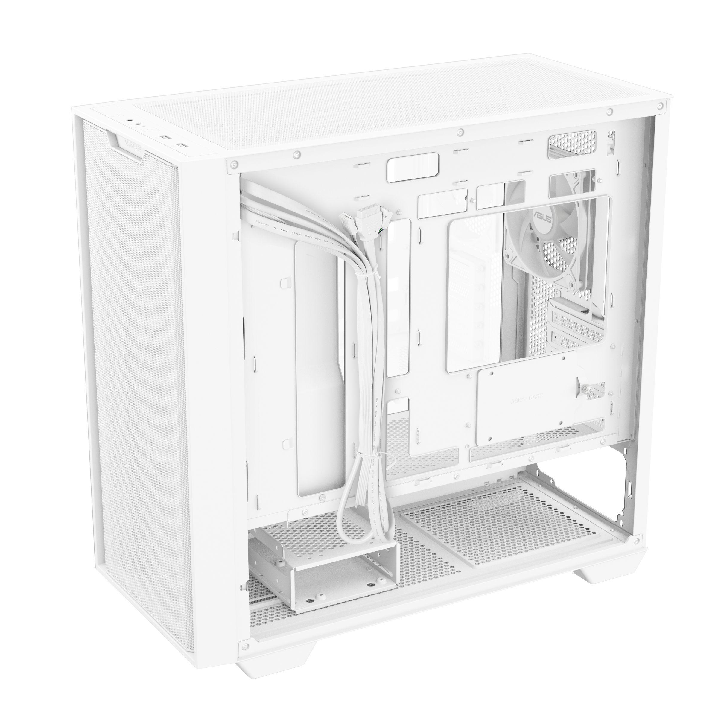 Caixa PC ASUS A21 PLUS (micro ATX, Mini-ITX - Micro Tower - Micro-ATX, Mini-ITX - Branco) — miniatura 10
