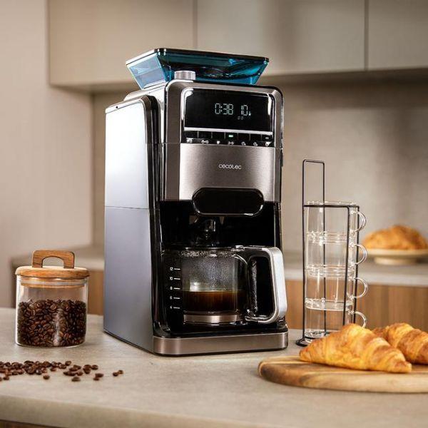 Máquina de Café de Filtro CECOTEC Coffee 66 Grind & Brew (Grãos de café - 1400 W - 230 g - Preto e Prateado), miniatura 5