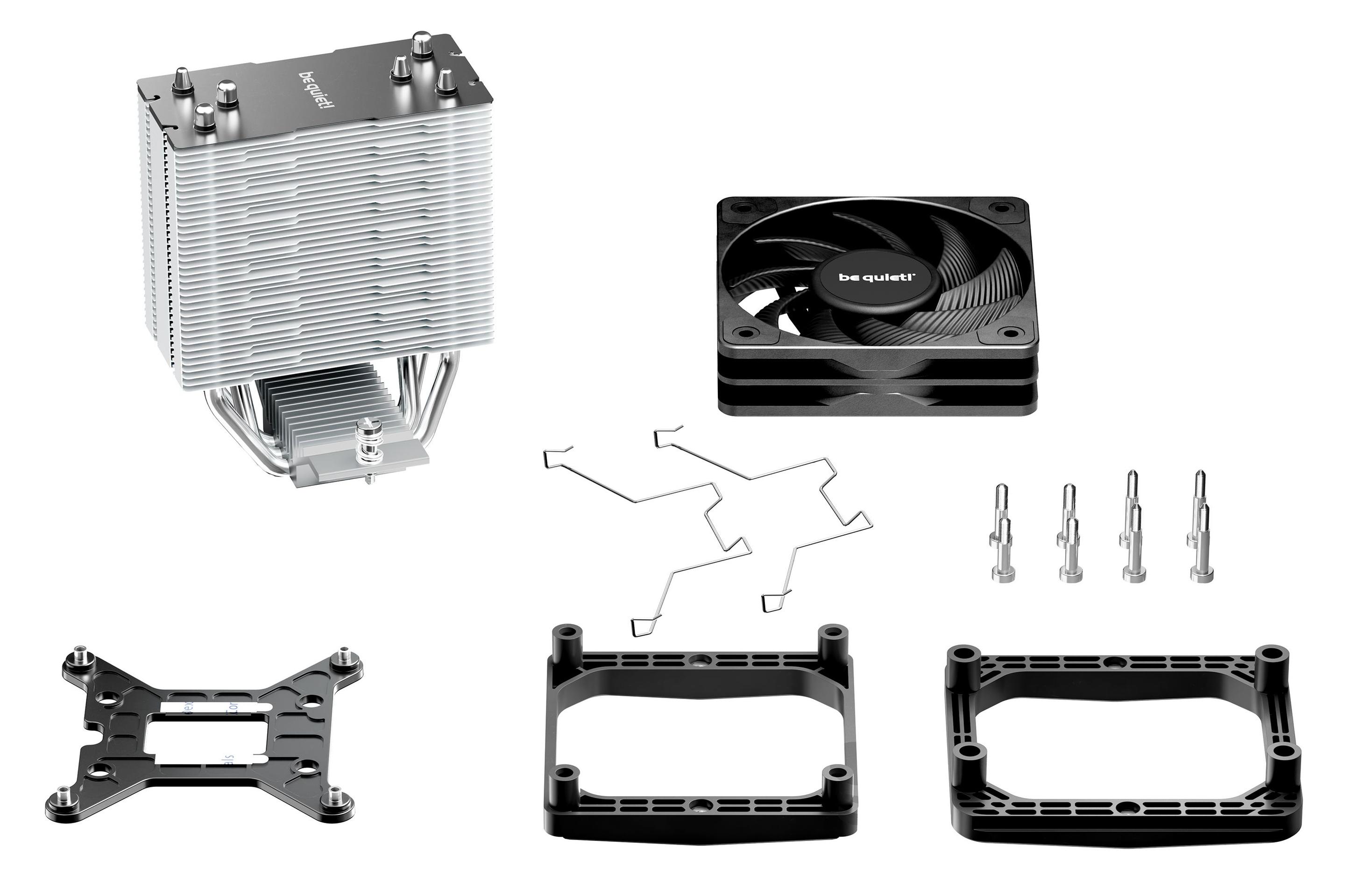 Cooler de CPU BE QUIET! Pure Rock Slim 3 (100 mm - 1 ventoinha - 1700 RPM - Prateado) — miniatura 6