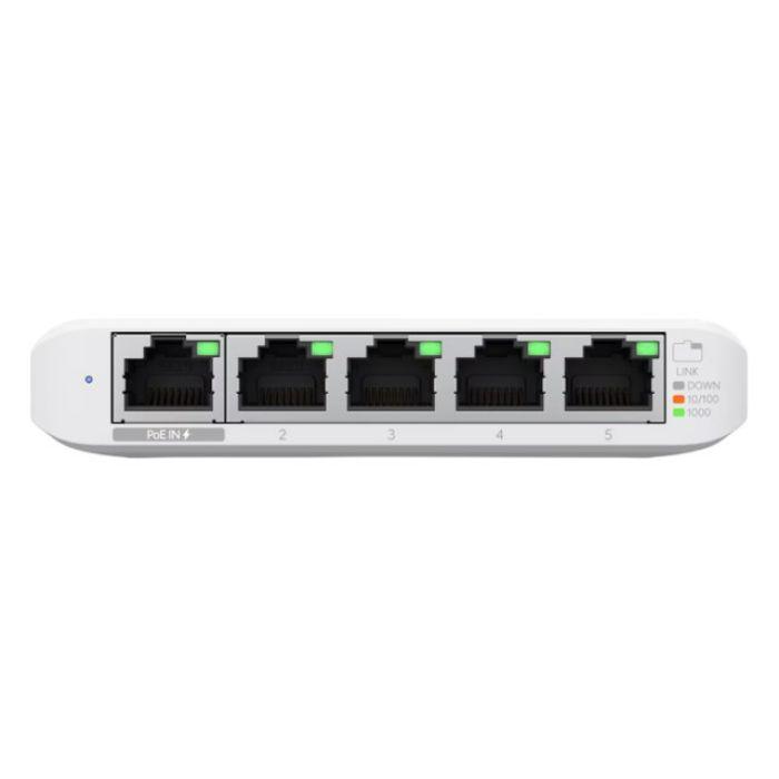 Switch Gerido UBIQUITI USW-Flex-Mini (5 Portas - Gigabit Ethernet - 10 Gbit/s - Branco) — miniatura 2