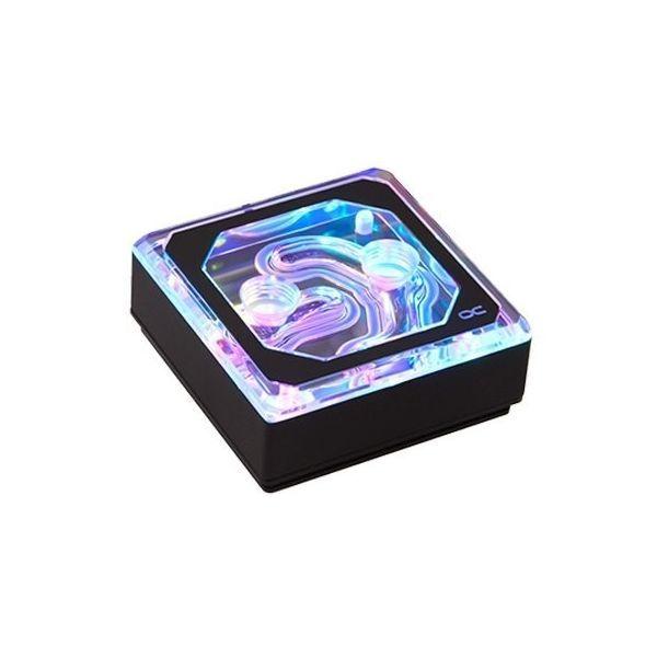 Bloco de Refrigeração Líquida para CPU ALPHACOOL Eisblock XPX Aurora Edge RGB Plexi Black Digital (Preto) — miniatura 2