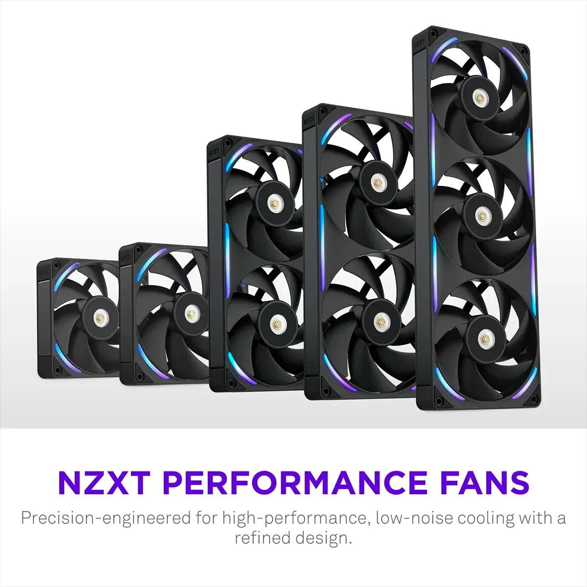 Ventoinha NZXT F240X (Multi - 15,2 W - Preto) — miniatura 3