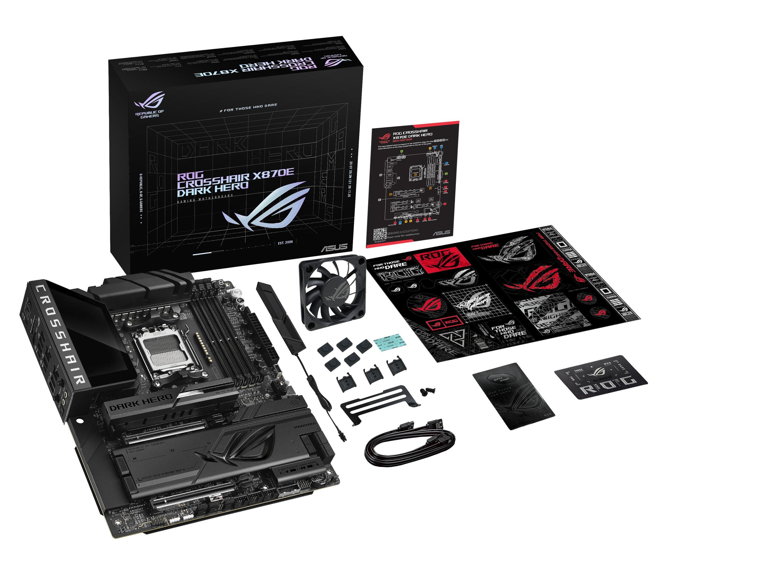 Motherboard ASUS ROG CROSSHAIR X870E DARK HERO (AM5 - ATX - Duplo canal - Preto), miniatura 12