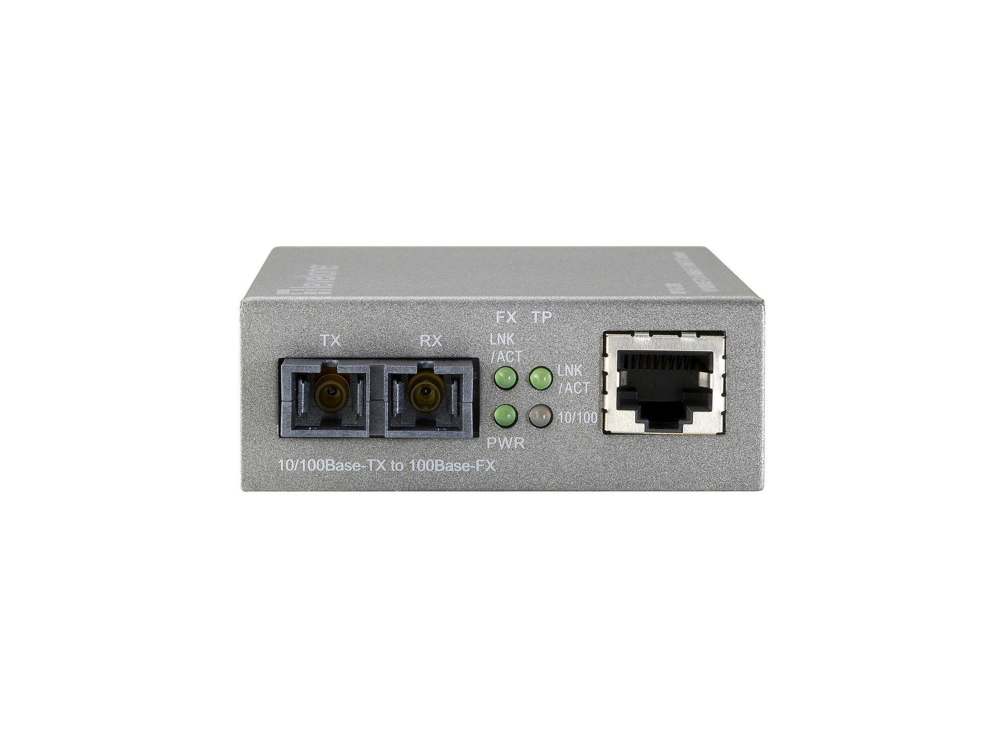 Conversor de Média LEVELONE FVS-3120 (Fast Ethernet - 100 Mbit/s - Cinzento) — miniatura 2