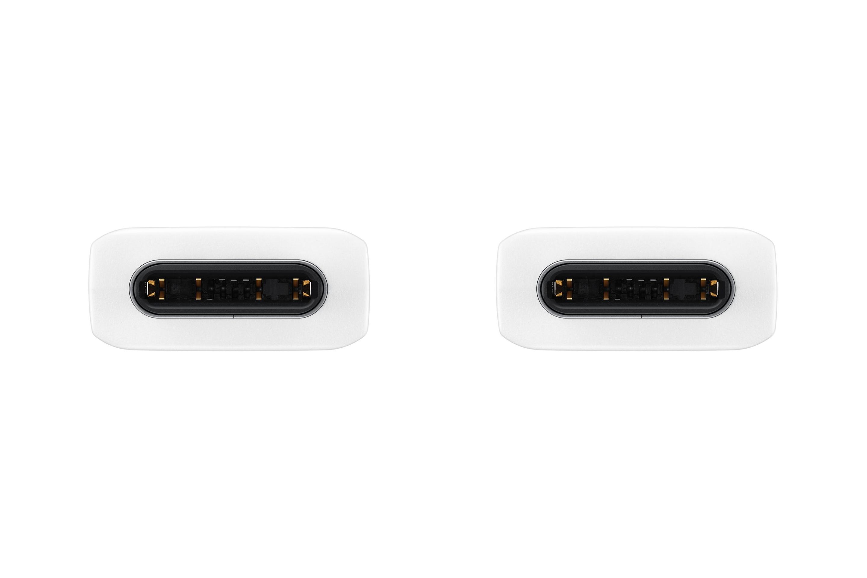 Cabo USB-C SAMSUNG EP-DA705BWEGWW (1 m - USB C - Branco) — miniatura 2