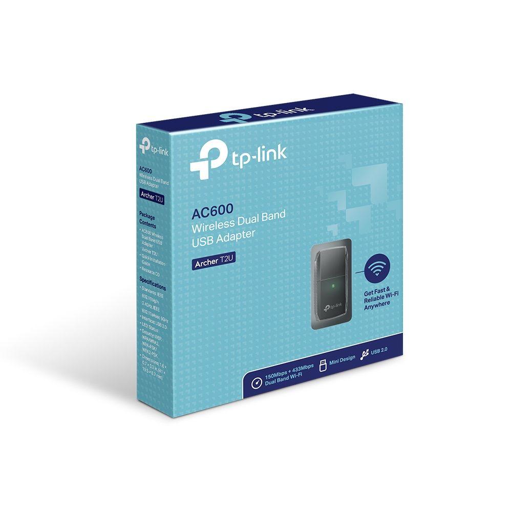 Adaptador USB Wi-Fi TP-LINK Archer T2U (Wi-Fi 5 - 600 Mbit/s - Dual-band - Preto) — miniatura 9