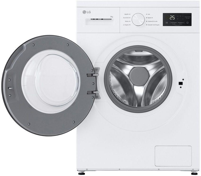 Máquina de Lavar Roupa Independente LG F4A10S8NWK (1350 RPM - B - 48 l - Branco), miniatura 3