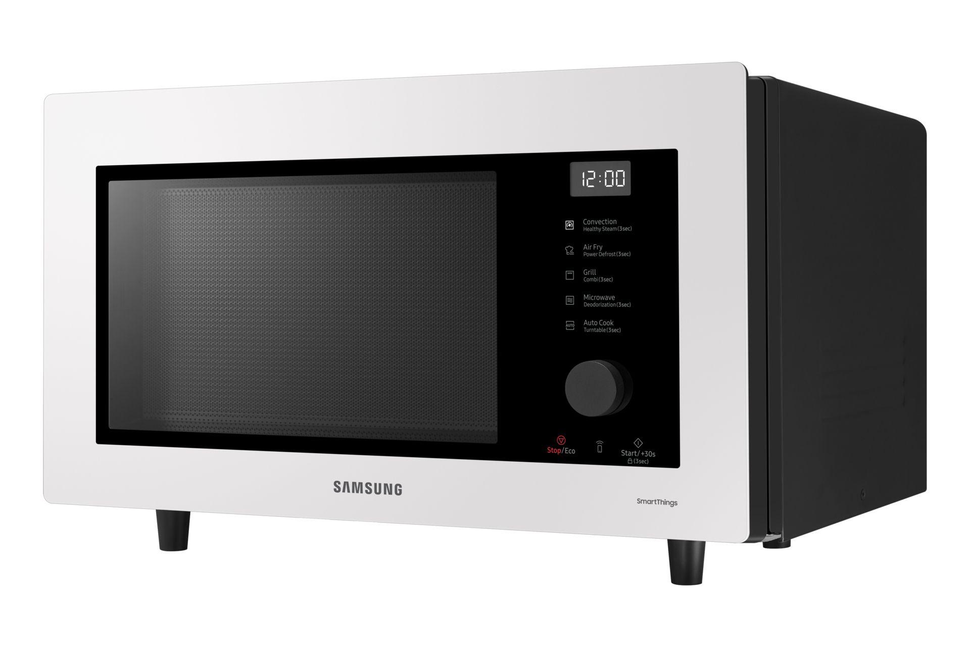 Micro-ondas Combinado de Balcão SAMSUNG MC32DB7746KEE1 (900 W - 2100 W - 1500 W - Branco) — miniatura 3