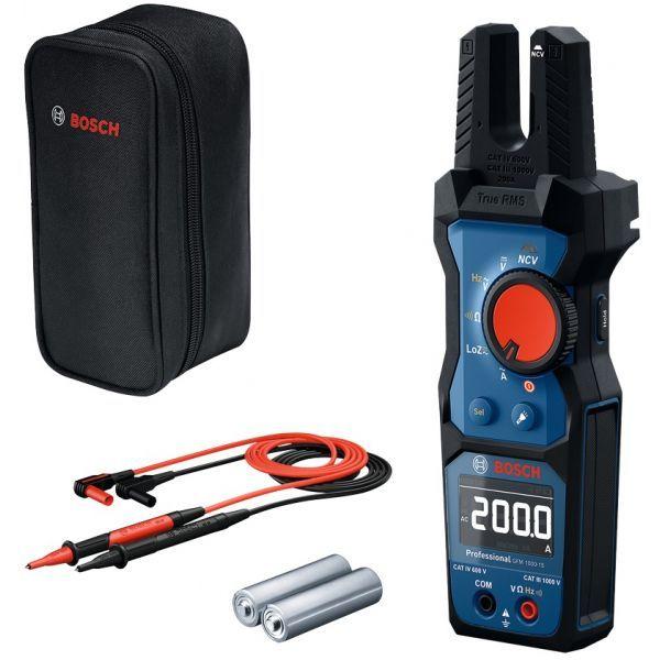 Pinça Amperimétrica e Multímetro Digital BOSCH GFM 1000-15 (Azul/Preto), miniatura 2