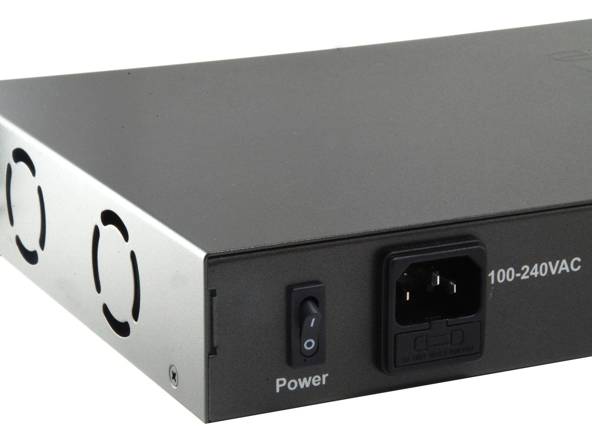 Switch LEVELONE FGP-2601W150 (0,512 MB - 8,8 Gbit/s - Gigabit Ethernet - Preto), miniatura 5