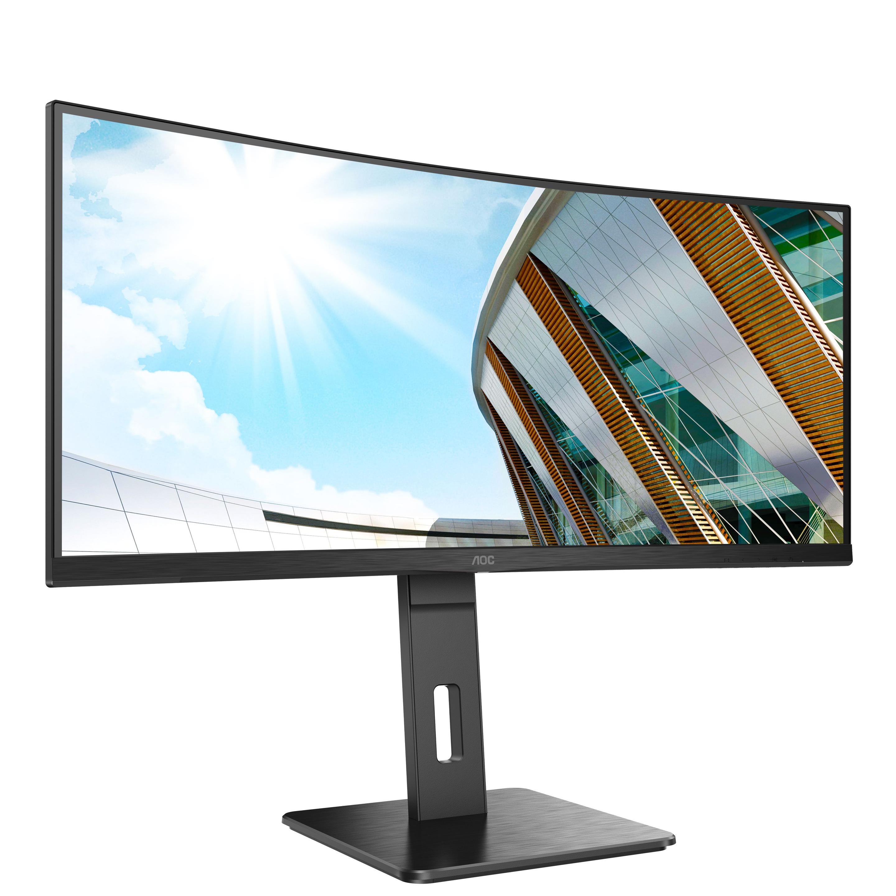 Monitor AOC CU34P2A (34" - VA - 100 Hz - Preto) — miniatura 4