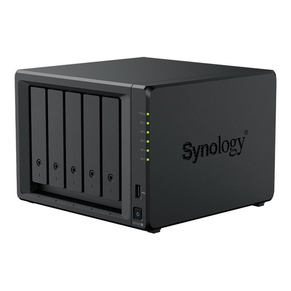 NAS SYNOLOGY DiskStation DS1525+ (3.5,M.2,2.5 " - M.2 e SATA - AMD - Preto)