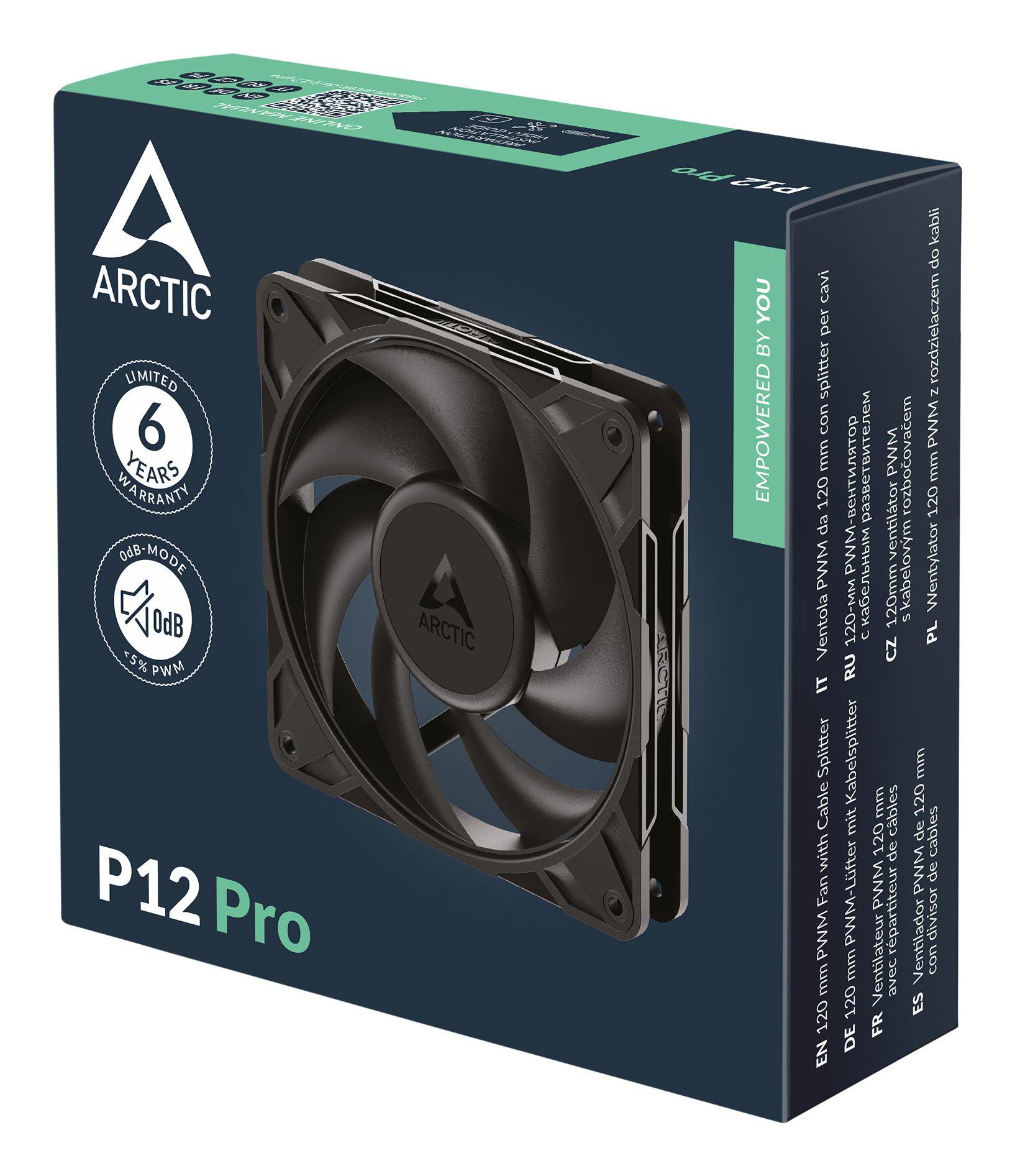Ventoinha ARCTIC P12 Pro (Preto) — miniatura 6