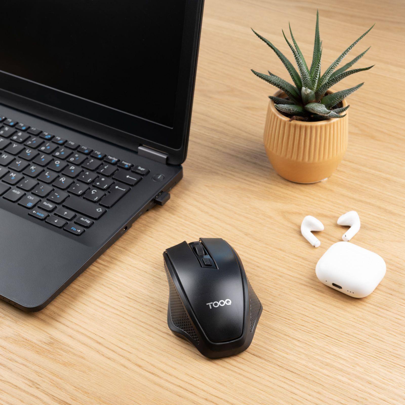 Rato TOOQ TQMW-1102-B (Mão direita - 1600 DPI - Ótico - Preto), miniatura 4