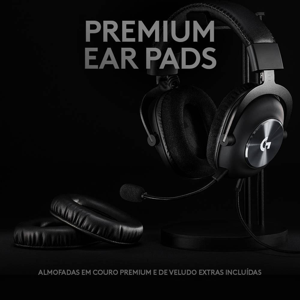 Headset Gaming LOGITECH G PRO X (Binaural - Com fios - Circum-aural - Preto) — miniatura 4