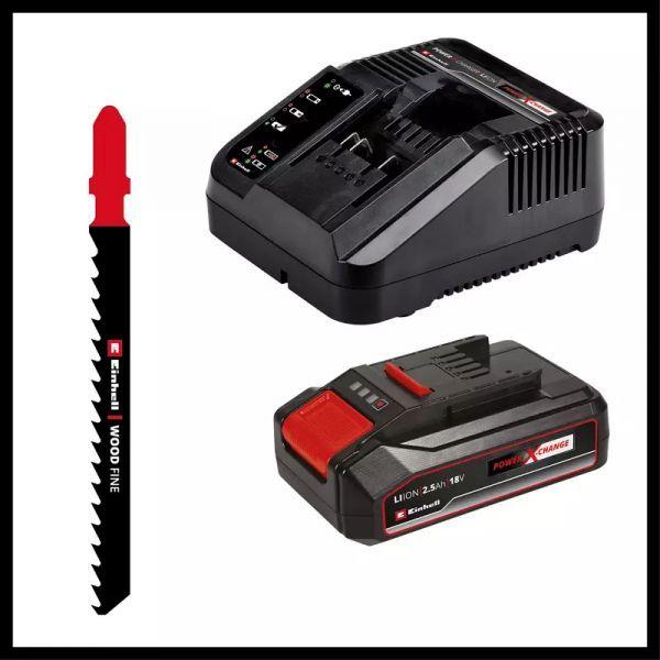 Serra Tico-Tico EINHELL TC-JS 18/70 Li (18 V - Bateria - Preto/Vermelho) — miniatura 3