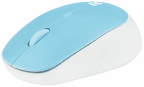 Rato NATEC Harrier 2 (Mão direita - 1600 DPI - Ótico - Azul e Branco)