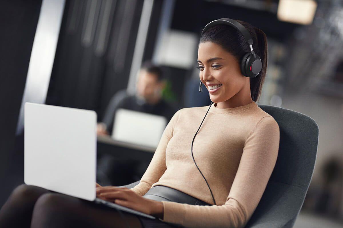 Headset JABRA Evolve2 40 SE UC (Binaural - Com fios - Circum-aural - Preto), miniatura 4