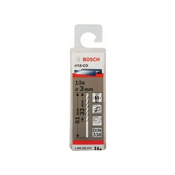 Broca BOSCH PRO HSS-Co 2608585876 (3 x 33 x 61 mm - 10 unidades), miniatura 3