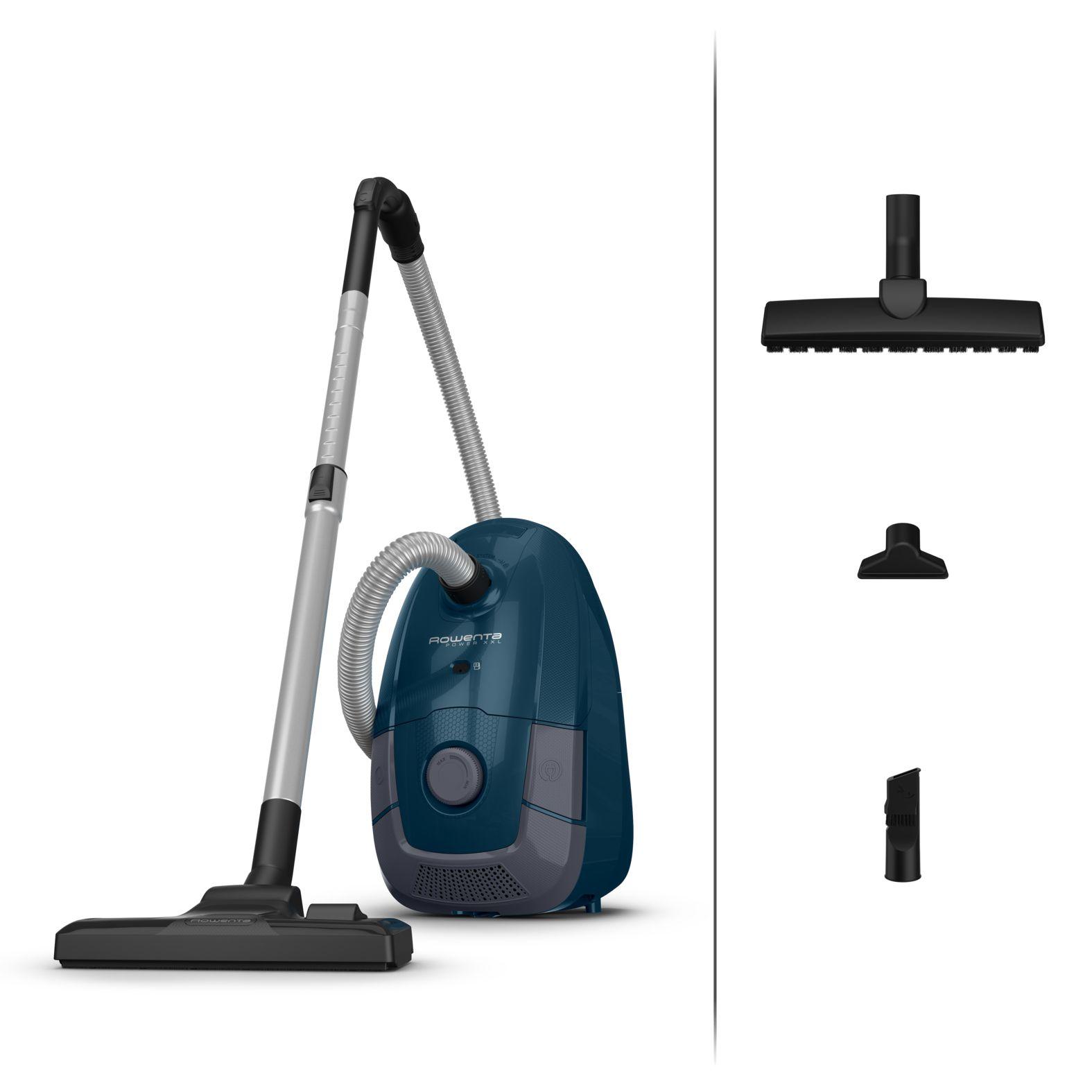 Aspirador Cilíndrico com Saco ROWENTA Power XXL RO3126EA (Altura 26 cm - 4,5 l - Saco de pó - Azul)