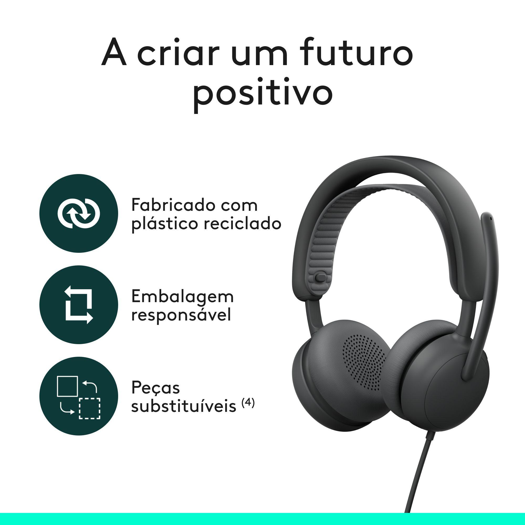 Headset com Fios LOGITECH Zone Wired 2 (Binaural - Com fios - Supra-aural - Grafite) — miniatura 14