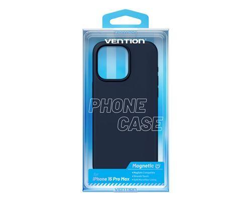 Capa de Silicone VENTION KUFL0-40 (iPhone 15 Pro Max - Silicone - Azul Meia-Noite) — miniatura 2