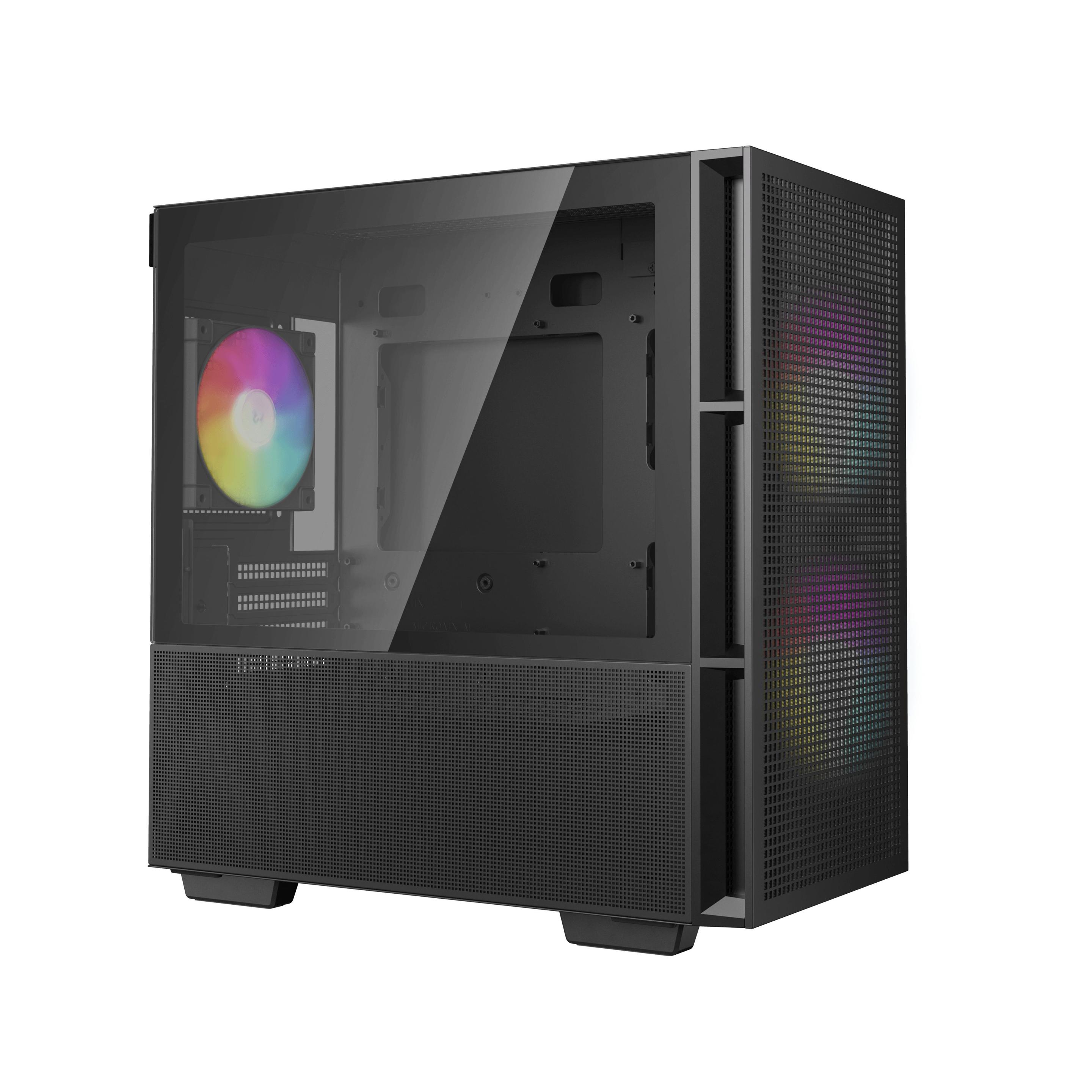 Caixa PC DEEPCOOL CH360 RGB (micro ATX, Mini-ITX - ATX, PS2 - ABS, SPCC - Preto) — miniatura 2