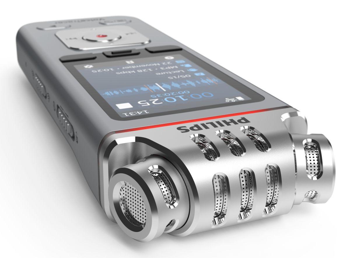 Gravador de Voz PHILIPS DVT4115/00 (Com fios e sem fios - 16 Ω - USB-C - Preto) — miniatura 6