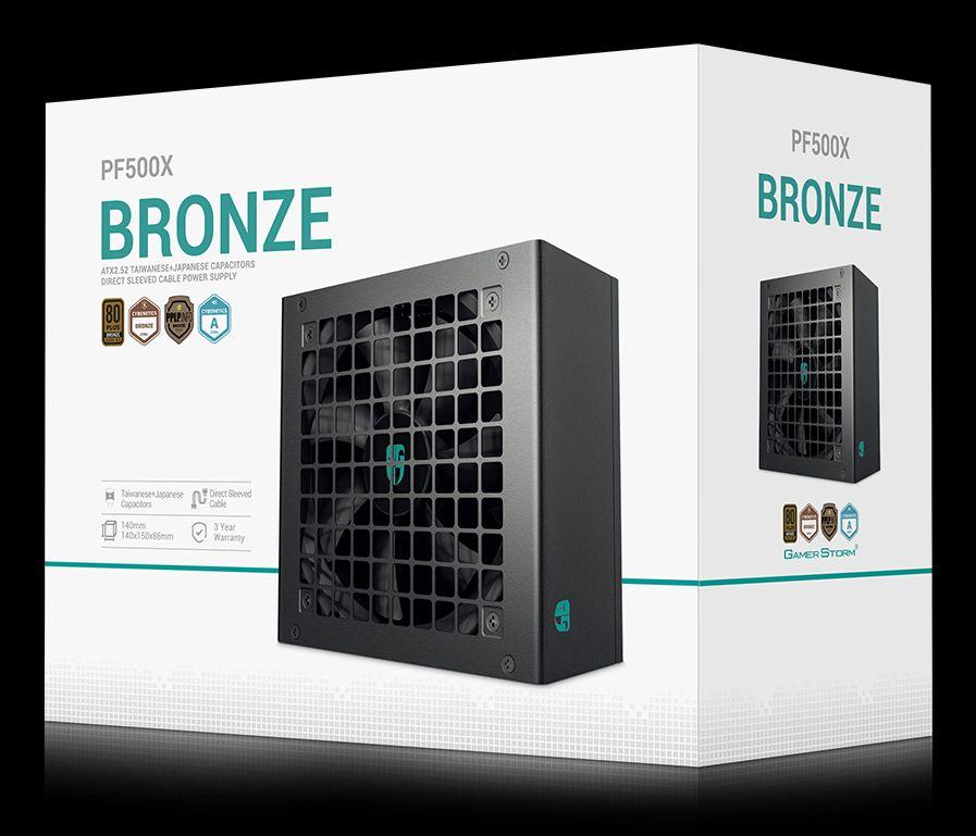 Fonte de Alimentação DEEPCOOL PF500X (ATX - 500 W - 80 PLUS Bronze - Preto), miniatura 8
