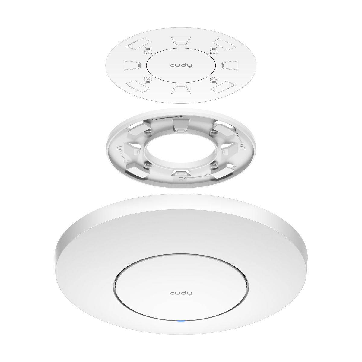 Ponto de Acesso CUDY AP3000 (2976 Mbit/s - 2,4 GHz e 5 GHz - Teto, Parede - Branco), miniatura 3