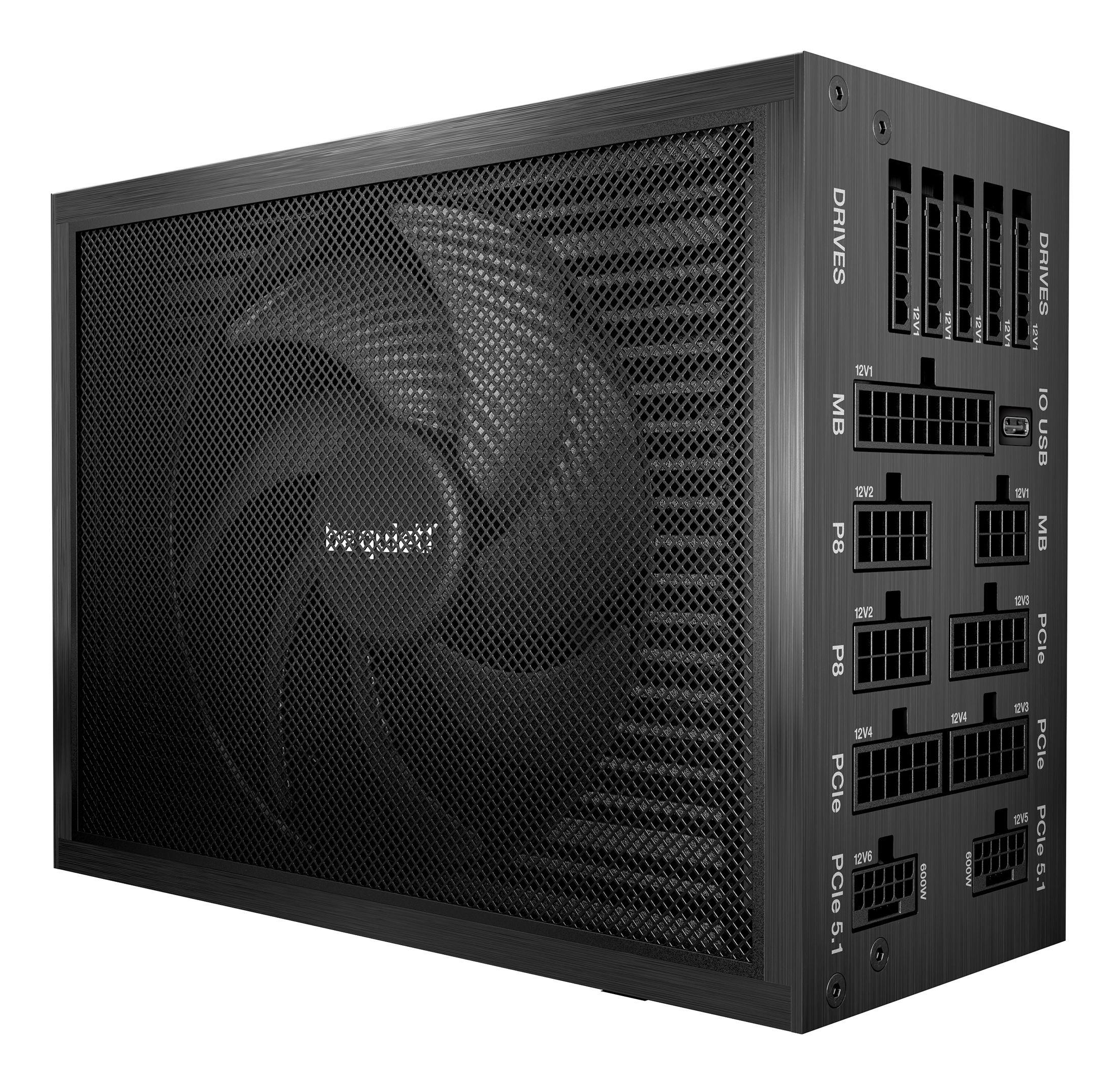 Fonte de Alimentação BE QUIET! Dark Power Pro 14 IO (ATX - 1300 W - 80 PLUS Titanium - Preto)