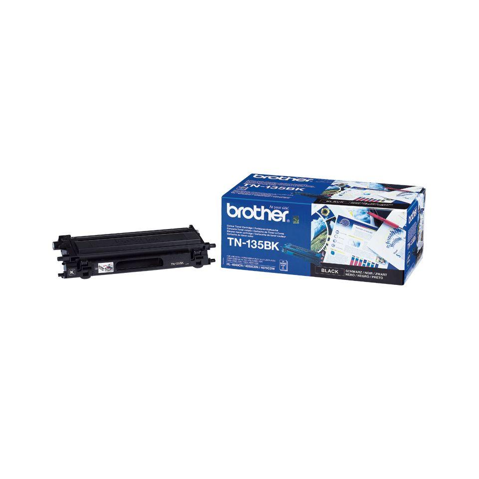 Toner BROTHER TN-135BK (5000 páginas - Preto)