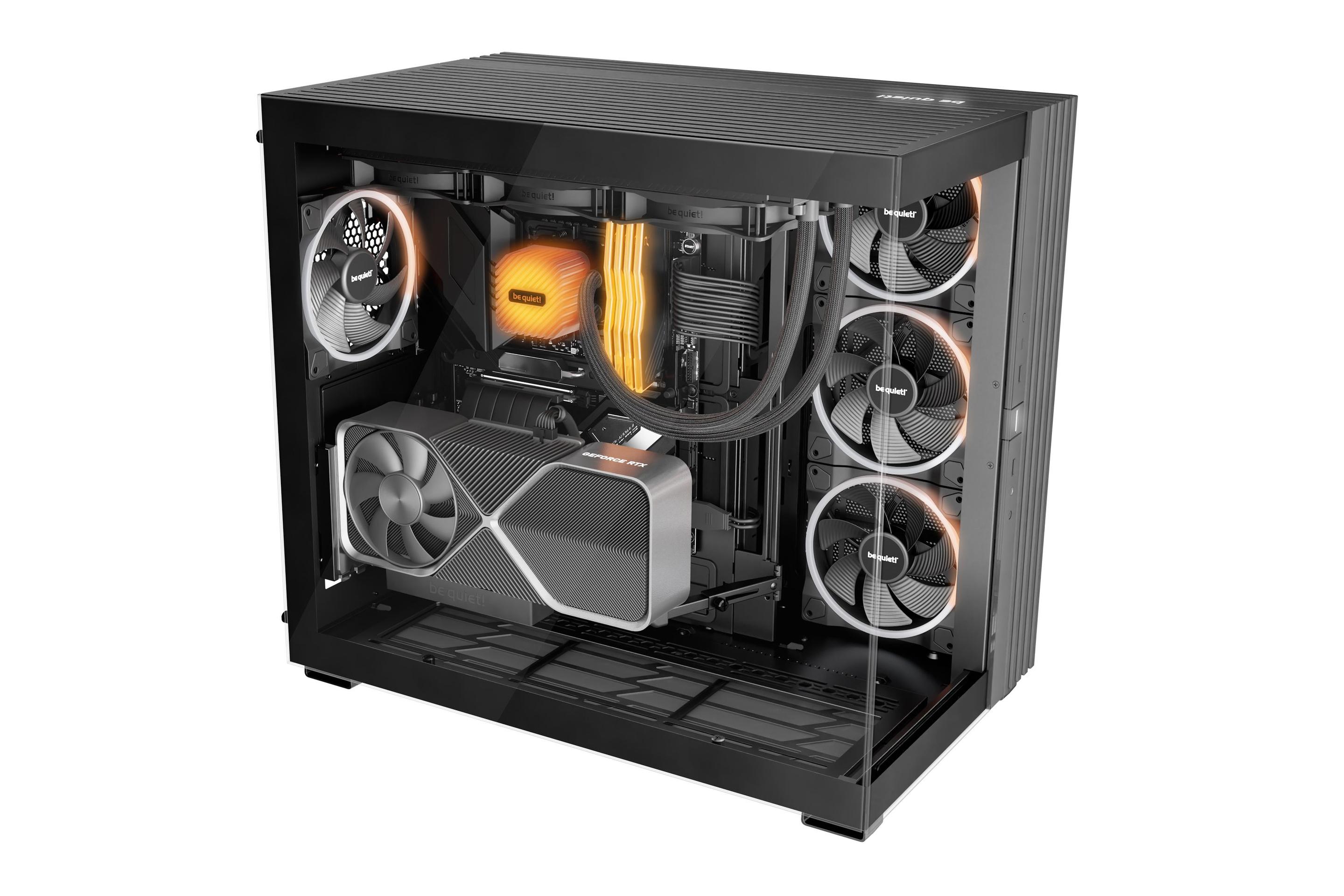 Ventoinha para Caixa de PC BE QUIET! Light Wings PWM Reverse BL134 (3,8 W - Preto), miniatura 2