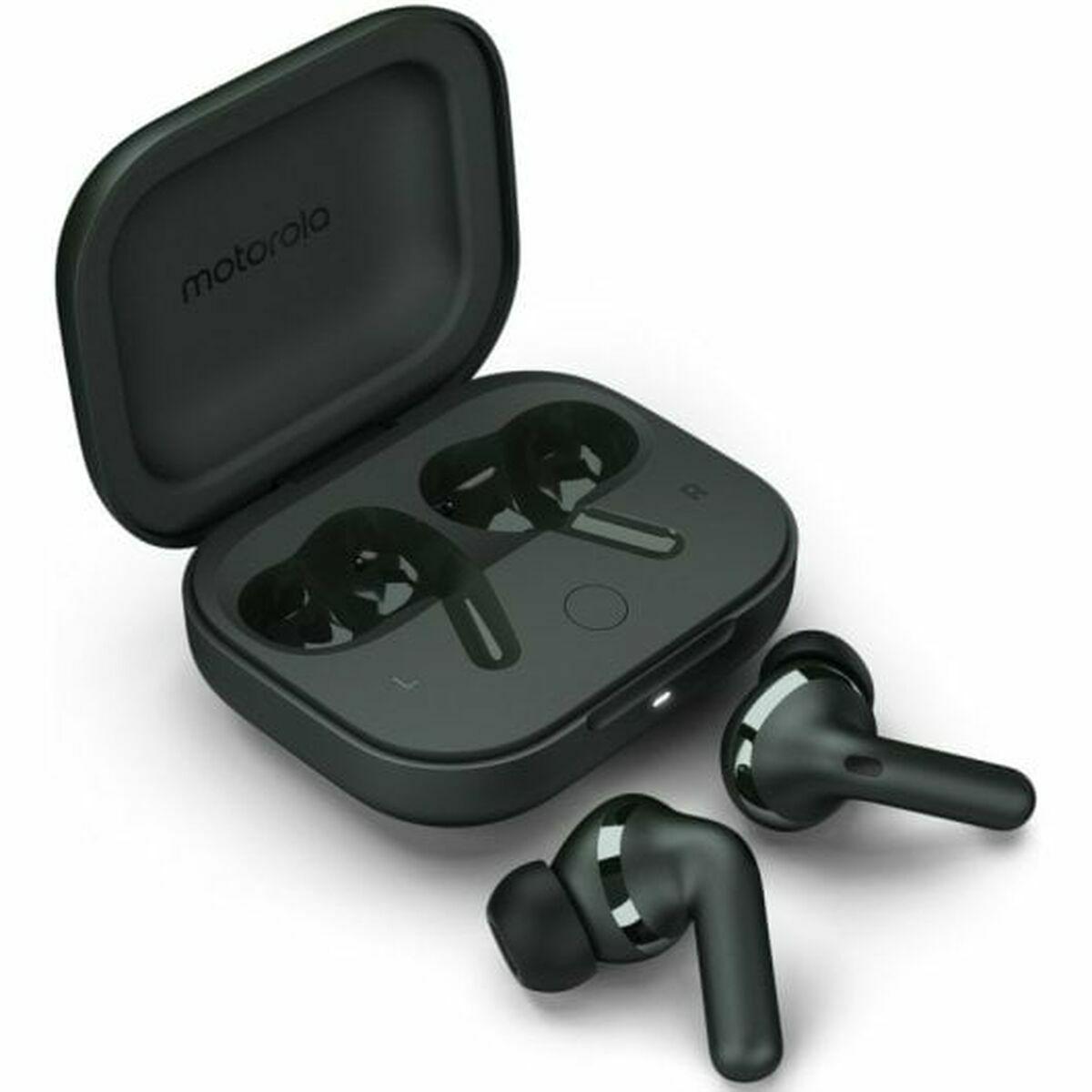 Auscultadores MOTOROLA Moto Buds+ (Binaural - Sem fios - Intra-aural - Cinzento Forest Grey)