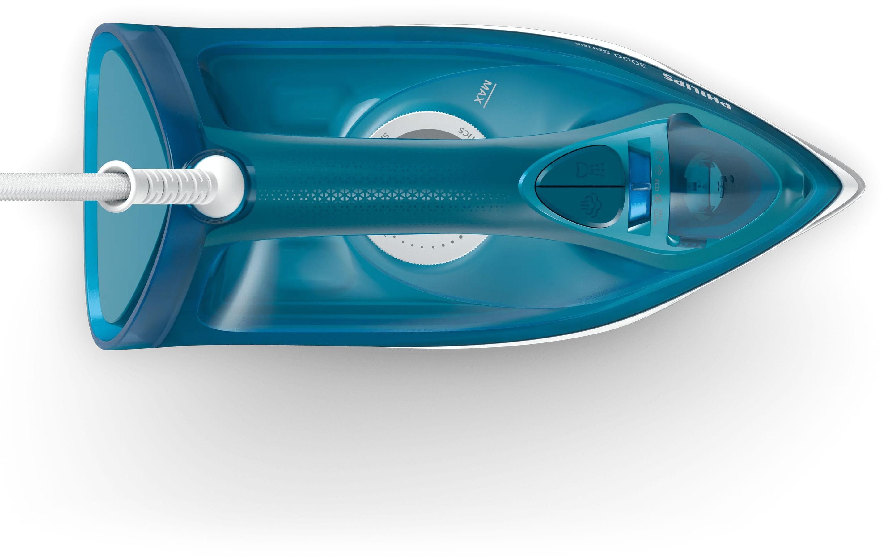 Ferro de Engomar PHILIPS DST3040/70 (2600 W - 0,3 l - Base de cerâmica - Azul) — miniatura 2