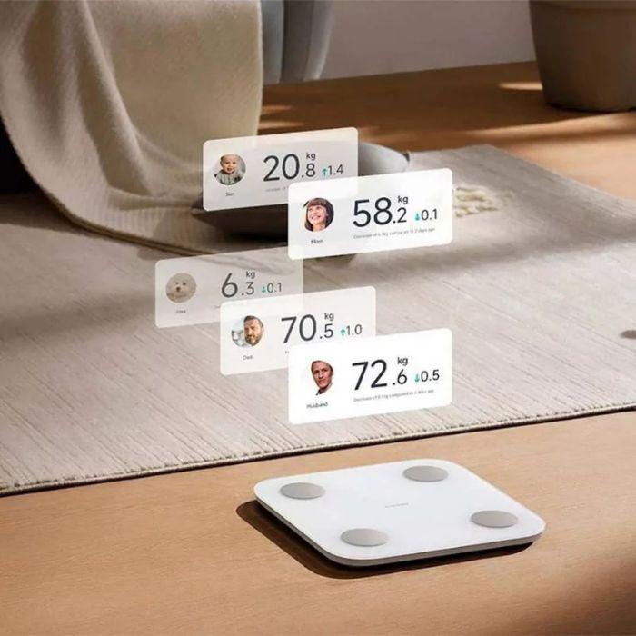Balança Inteligente XIAOMI Body Composition Scale S400 (Vidro, plástico - Branco) — miniatura 5